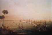 Nicholas Pocock The Battle of the Nile,1 August 1798 oil painting picture wholesale